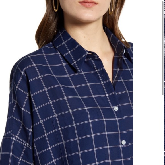 Madewell short sleeve plaid button down - Picture 3 of 7